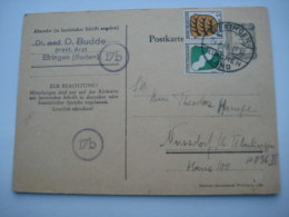 1946 , EFRINGEN KIRCHEN, Klarer Stempel Auf Ganzsache - Other & Unclassified