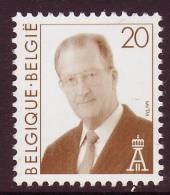 Belgique COB 2787 ** (MNH) - 1993-2013 Rey Alberto II (MVTM)