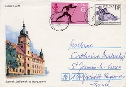 1979 - Pologne - Entier Postal - Château Royal De Varsovie - Timbre "Sculpture De La Chambre Du Château + Tp 2438 - Postwaardestukken