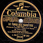 78 T. - 25 Cm - état  B -  MALLOIRE - LE TANGO DES FAUVETTES - OUBLIE ! - 78 T - Disques Pour Gramophone