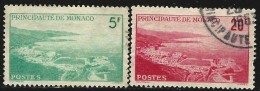 MONACO 1948 YVERT 310A(o),312A(o) - Oblitérés