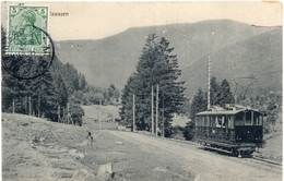 1910 - 68  Haut Rhin - Tramway Au Col De Schmelzwasen - Oblitération ALTENBERG (ELSASS) Avec Timbre Allemand N°68 - Other & Unclassified
