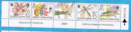 2004  317376  WWF INSETTI FARFALLE JUGOSLAVIJA JUGOSLAWIEN SRBIJA SERBIEN CRNA GORA MONTENEGRO MNH - Usados