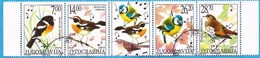 2002 3061-64  WWF  BIRDS UCCELLI JUGOSLAVIJA JUGOSLAWIEN   USED - Oblitérés