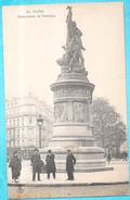 PARIS - 75 - CPA DOS SIMPLE Du Monument De Moncey - ENCH331/ENCH1612 - - Statues