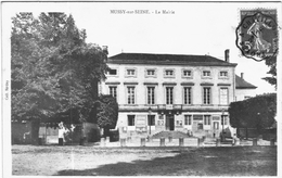 Carte Postale Ancienne De MUSSY SUR SEINE-La Mairie - Mussy-sur-Seine