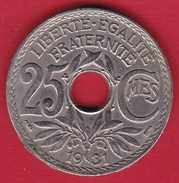 France 25 Centimes Lindauer 1931 - Altri & Non Classificati