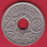 France 25 Centimes Lindauer 1932 - FDC - Altri & Non Classificati