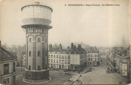 DUNKERQUE - Place Colonne, Le Château D'eau. - Châteaux D'eau & éoliennes