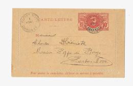 Colonies Françaises – DAHOMEY « PORTO-NOVO »L.S.I.  - 20gr.- Tarif à 10Cts. (1.5.1910/31.12.1916)  E.P - Covers & Documents