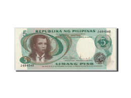 Billet, Philippines, 5 Piso, Undated (1969), KM:143b, NEUF - Filipinas