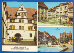 Deutschland; Mühlhausen; Thüringen; Thomas Müntzer Stadt; Karl Marx Platz; Wilhelm Piech Platz - Muehlhausen