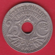 France 25 Centimes Lindauer 1937 - Altri & Non Classificati