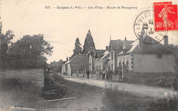 CPA 41 OUCQUES LES VILLAS ROUTE DE BEAUGENCY  1927 - Sonstige & Ohne Zuordnung