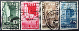 BELGIQUE               N° 386/389               OBLITERE - Used Stamps