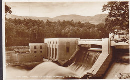 United Kingdom PPC Scotland The Dam, Hydro Electric Scheme, Pitlochry EDINBURGH 1955 Valentine Echte Real Photo (2 Scans - Kinross-shire