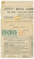 INDES FRANCAISES - Tarif à 18c : 1875 COLONIES GENERALES Superbe Bande De 3 Du 1c CERES(n°14) + 15c CERES(n&d - Other & Unclassified