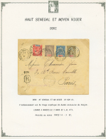 "DORI HAUT SENEGAL Et MOYEN NIGER" : 1901 10c + 15c + 25c + 50c Obl. Cachet Trés Rare DORI HT SENEGAL ET MN NIGER - Other & Unclassified
