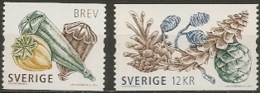 Sweden 2011. Plant Fruits. Michel  2837-38 With Coil Number.  MNH. - Unused Stamps