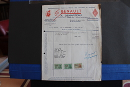 Fac-14 / Verviers - Concessionnaire Pour La Région Des Voitures Et Camions  Renault  A. Demarteau /  1956 . - Automobilismo