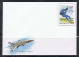 NORTH KOREA 2016 AIR SPORTS STATIONERY MINT - Parachutisme