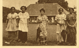 CPA ( Oceanie) ILES SAMOA Jeunes Eleves Des Soeurs D Apia - Samoa