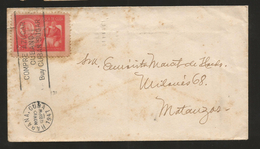 E)1947 CARIBBEAN, SUGAR CANC., COMMUNICATIONS RETIREMENT RED STAMP, CIRCULATED COVER TO MATANZAS.XF - Briefe U. Dokumente