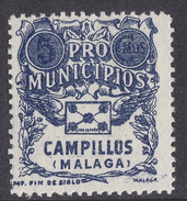 LOTE 2112 ///  (C100) ESPAÑA PATRIOTICOS - CAMPILLOS (MALAGA) CATALOGO FESOFI-SOFIMA Nº 1 **MNH - Republikanische Ausgaben