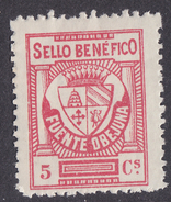 LOTE 2112  ///  (C100) ESPAÑA PATRIOTICOS - FUENTE OBEJUNA (CORDOBA) CATALOGO FESOFI-SOFIMA Nº 1 *MH - Emissioni Repubblicane