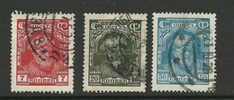 RUSSLAND RUSSIA 1927 Michel 343 & 349 & 351 O - Unused Stamps