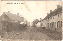 Nederbrakel - La Rue Du Château - 1912 - Uitgave Kindt Te Nederbrakel - Brakel