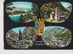 CPM 10x15 . ANDORRE . Multivues : Lac D'Engolaster/ Chapelle St J. De Caselles / Pont St Antoine / Vue Gale - Andorra