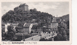 AK Greiz I. Thüringen - Hindenburgbrücke Und Oberes Schloß (26658) - Greiz