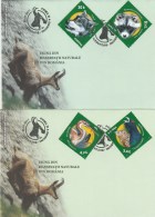 FAUNA BIRDS 2011 COVER FDC, 2X ROMANIA. - FDC