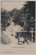 Chapelle De L'Evi (Gruyere) Animee Belebt Mit Pferd - Photo: Ch. Morel No. 280 - Chapelle