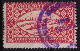 Serbia 1930´s Yugoslavia - LOCAL Revenue Tax Stamp - Dunavska Banovina - 2 Din - Service