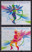 2016 Serbia Summer Olympic Games / Rio De Janeiro - LABEL / CINDERELLA / VIGNETTE - MNH - DANCE Dancer Samba - Summer 2016: Rio De Janeiro