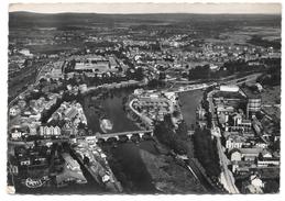 88 - EPINAL - Vue Panoramique Aérienne - La Moselle Au Fond Golbey - Ed. Cim Combier - 1955 - Epinal