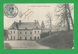 CPA FRANCE Chateau De VILLIERS LE DUC - Autres & Non Classés