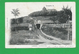 CPA FRANCE LANGRES La Crémaillère Theme Train Tramway - Langres