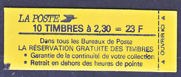 France 2614 C 1A Conf 6 Carnet Marianne De Briat Fermé Neuf ** TB MNH  Sin Charnela Cote 35 - Modernes : 1959-...