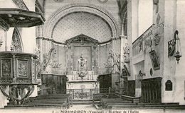 (8) CPA Mormoiron  Interieur De L'eglise  (bon Etat) - Mormoiron