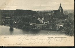 GERMANY MÖLLN 1901 VINTAGE POSTCARD - Moelln