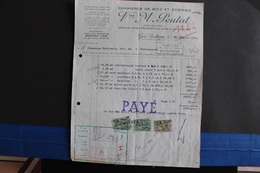 Fac-18 / Welkenraedt, Commerce De Bois Et Scieries - Veuve  M. Peutat / 1957 - Straßenhandel Und Kleingewerbe