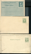 ARGENTINA LOT OF 6 VINTAGE POSTAL STATIONARY - Enteros Postales