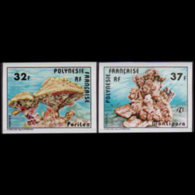 FR.POLYNESIA 1979 - Scott# 311-2 Coral Imperf. Set Of 2 MNH - Neufs
