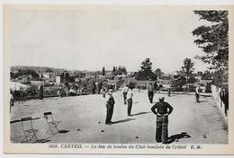 CPA Jeu De Boules Pétanque Non Circulé Créteil - Giochi Regionali