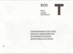 Enveloppe T Economique 20gr CONNAISSANCE DES ARTS - Cards/T Return Covers