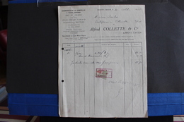 Fac-27 / Tavier ( Nandrin ) Liège - Alfred Collette & Cie,  Limont-Tavier -   Carrières De La Chapelle   / 1935 - Straßenhandel Und Kleingewerbe