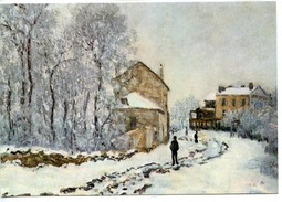 Claude Monet : Neige à Argenteuil (coll Matsugata) N°927 Vierge - Pintura & Cuadros